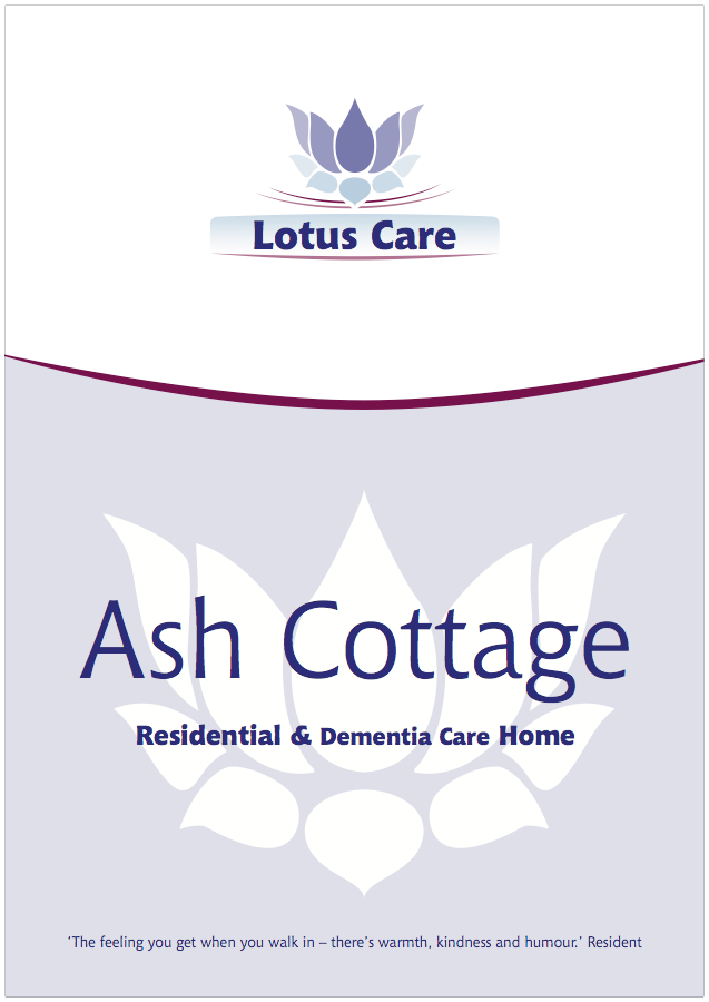 Lotus Care Home brochures – Ash Cottage, Bury, Lancashire brochure