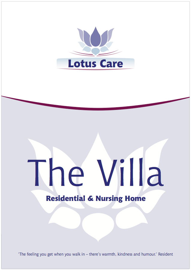 Lotus Care Home brochures, The Villa brochure – Madeley, Telford, Shropshire