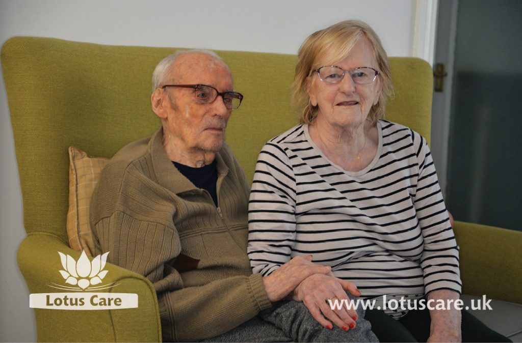 A coupe’s room that make their home like their previous home at The Villa Care Home. 